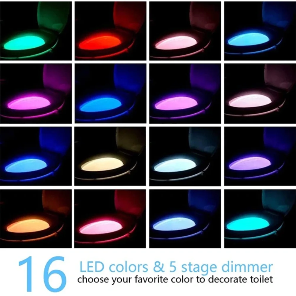 Chunace 16 color toilet night light - Picture 6 of 9